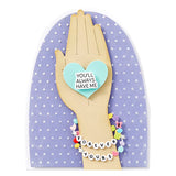 Bestie Sentiments Press Plate & Die Set from the Beads of Friendship Collection