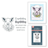 Daisy BetterPress Plate & Die Set from the Justine's Farm Collection by Justine Dvorak