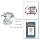 Cotton Ball BetterPress Plate & Die Set from the Justine's Farm Collection by Justine Dvorak