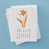 March Daffodil Press Plates from the Florals Through the Year Collection