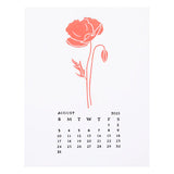 August Poppy Press Plates from the Florals Through the Year Collection