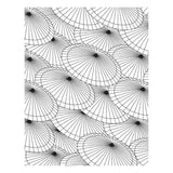 Parasols BetterPress Plate from the Spring in Kyoto Collection by Alex Syberia Designs