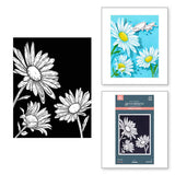 Daisy Trio BetterPress and Stencil Bundle from the Yana's Daisies Collection by Yana Smakula