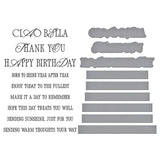 La Dolce Vita Sentiments BetterPress Plate & Die Set from the La Dolce Vita Collection
