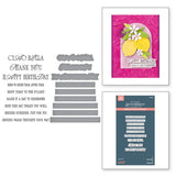 La Dolce Vita Sentiments BetterPress Plate & Die Set from the La Dolce Vita Collection