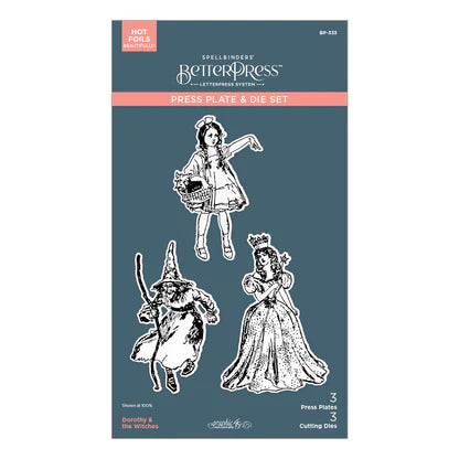 Dorothy & the Witches BetterPress Plate & Die Set from the Wonder of Oz Collection by Graphic45