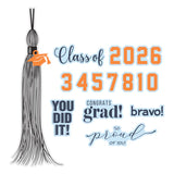 Classic Mouse Graduation Sentiments Press + Foil Plate & Die Set
