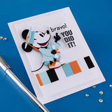 Classic Mouse Graduation Sentiments Press + Foil Plate & Die Set