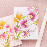 Tulips and Daffodils Press + Foil Plate and Stencil Bundle by Yana Smakula