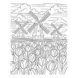 Windmills and Tulips Press + Foil Plate and Stencil Bundle by Yana Smakula