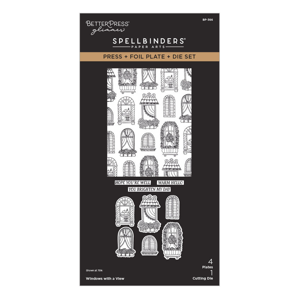 Windows with a View Press + Foil Plate & Die Set