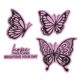 Bright Butterflies Press + Foil Plate & Die Set