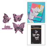 Bright Butterflies Press + Foil Plate & Die Set