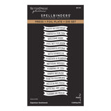 Signature Sentiments Press + Foil Plate & Die Set