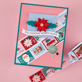 Holiday Banner Greetings Press + Foil Plate & Die Set