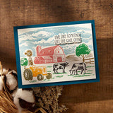 Farm Sweet Farm Registration BetterPress Plate & Die Set from the Justine's Farm Collection by Justine Dvorak