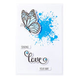 Butterfly Silhouettes Registration Press Plate & Die Set from the Wildflowers Collection by Lisa Horton