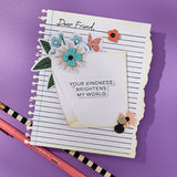 Reel Color Sentiments BetterPress Plate & Die Set from the Take Note Collection