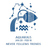 Block Print Aquarius Registration Press + Foil Plate