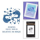 Block Print Pisces Registration Press + Foil Plate