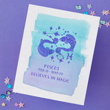 Block Print Pisces Registration Press + Foil Plate