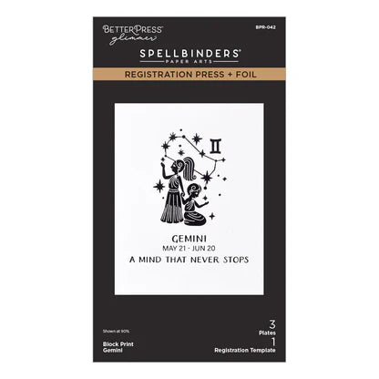 Block Print Gemini Registration Press + Foil Plate