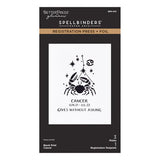 Block Print Cancer Registration Press + Foil Plate