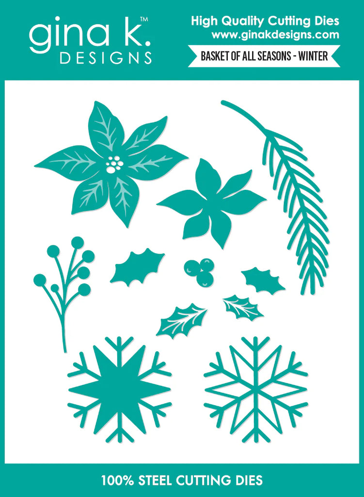 Basket Of All Seasons- Winter Die Set