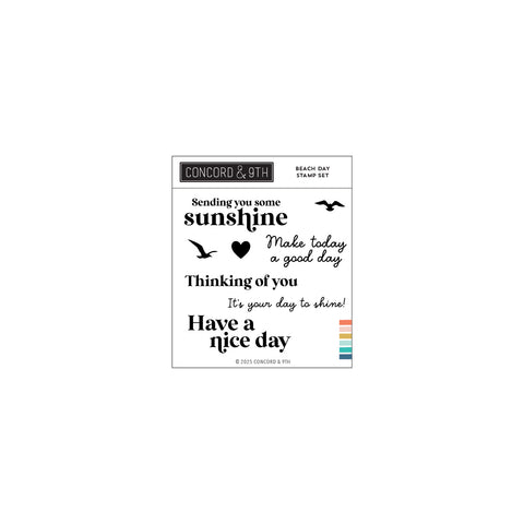 Beach Day Stamp Set (4 x 4)