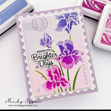 Bearded Iris Stencils