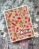 Merry Sentiments Word Dies