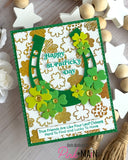 Green Shamrocks Foilables® Panels