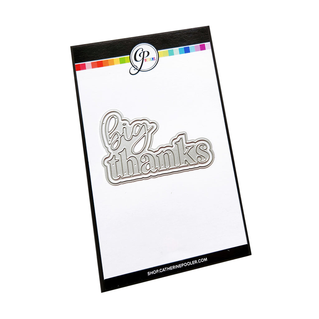 Big Thanks Word Die