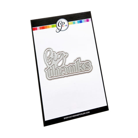 Big Thanks Word Die