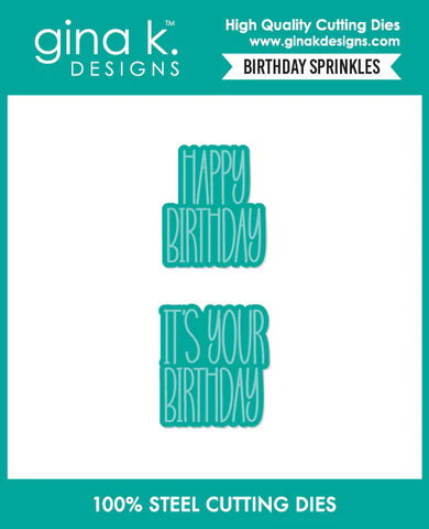 Birthday Sprinkles Die Set