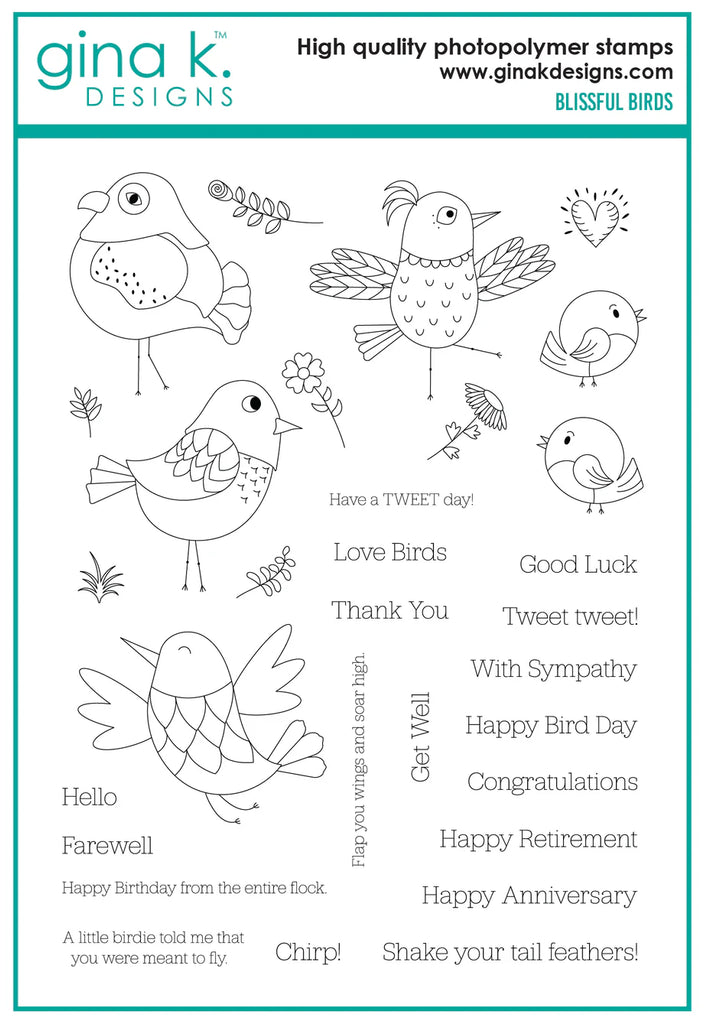 Blissful Birds Stamp Set