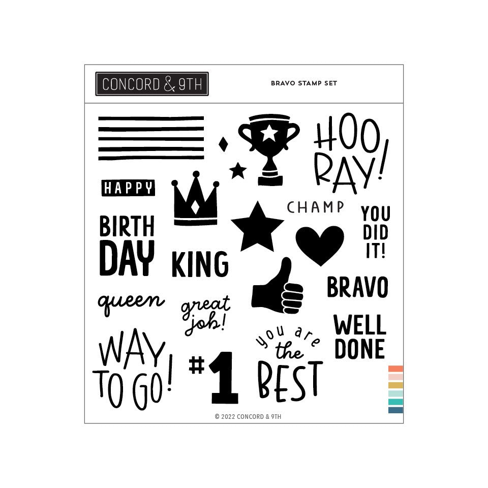 Bravo Stamp Set 6 x 6