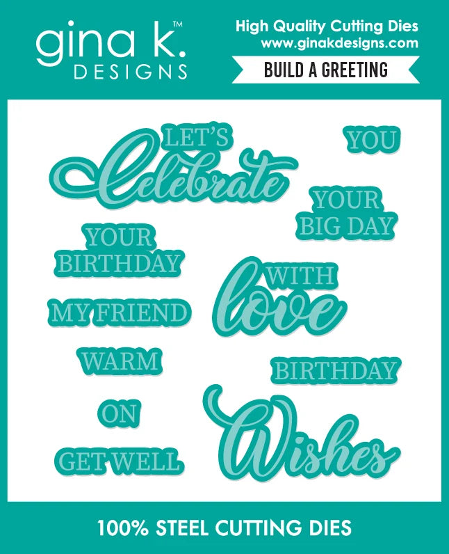 Build a Greetings Die Set