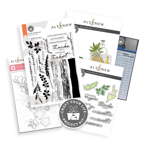 Craft Your Life Project Kit: Fruits & Flowers & Add-On Die Bundle