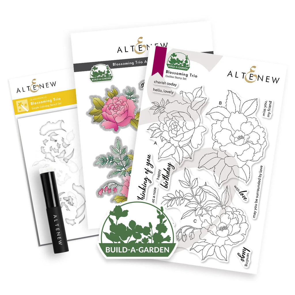 Build-A-Garden: Blossoming Trio & Add-on Die Bundle