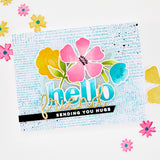 Hero Arts Friendly Type Cling Stamp