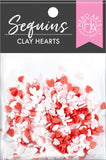 Mini Clay Hearts from the Love Notes Collection