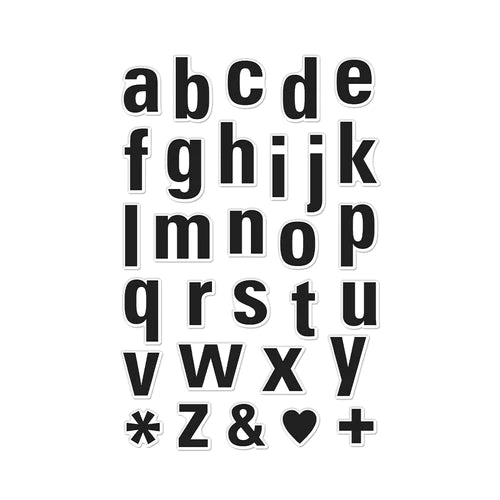 Luggage Lowercase Alphabet