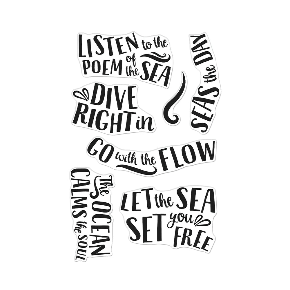 Sea Quotes Stamp Set