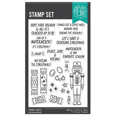 Hero Arts A Little Nuts Clear Stamp Set from the Crackin' Christmas Collection