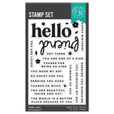Hero Arts Hello Friend Clear Stamp & Die Bundle