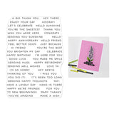 Hero Arts Everyday Sentiment Strips 2 Clear Stamp Set