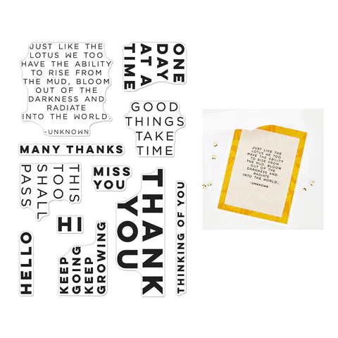 Hero Arts Keep Growing Stamp Set