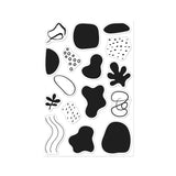 Organic Shapes Clear Stamp Set