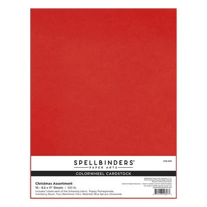 Christmas Assortment ColorWheel Cardstock A4- 10 Sheets